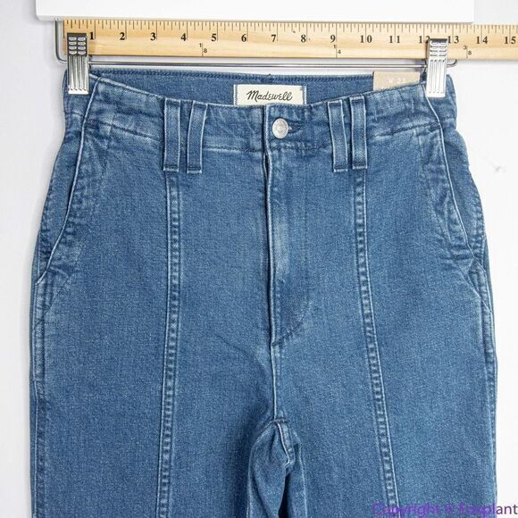 NEW Madewell Perfect Vintage Jean in Medium Indigo Wash: Seamed Edition, 23 - Picture 5 of 16